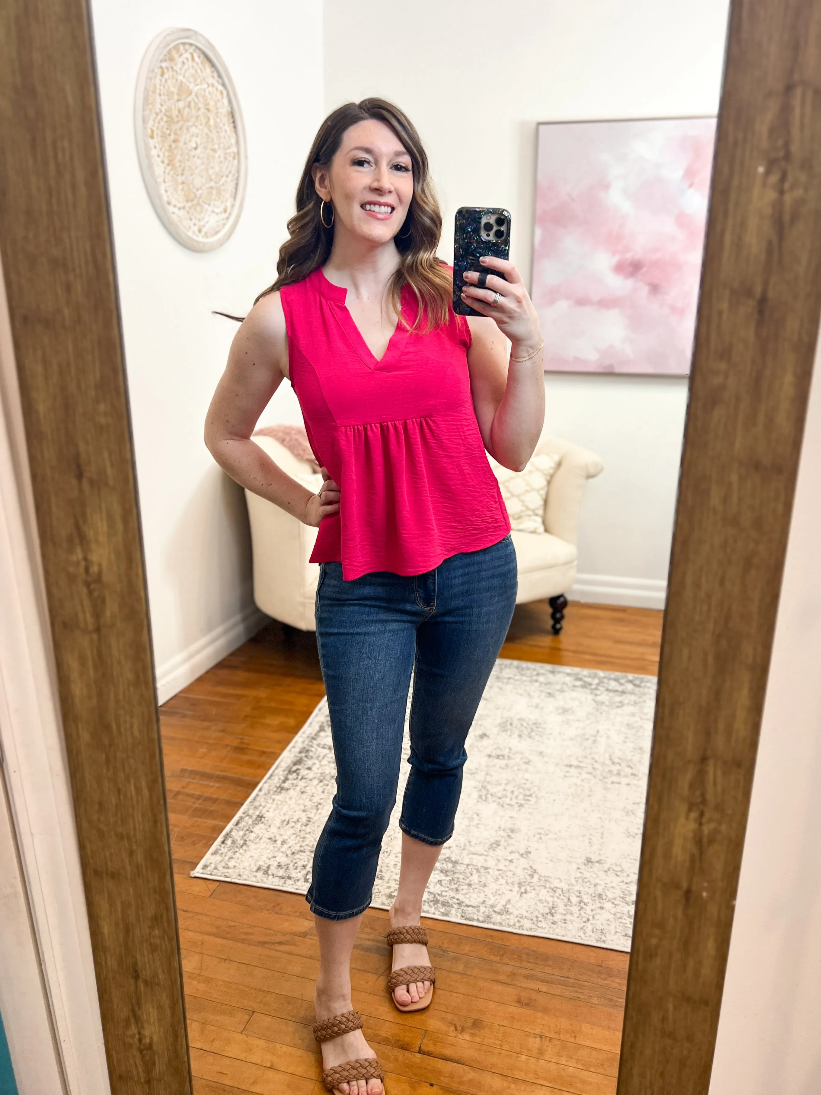 Trista Sleeveless Textured Top FINAL SALE