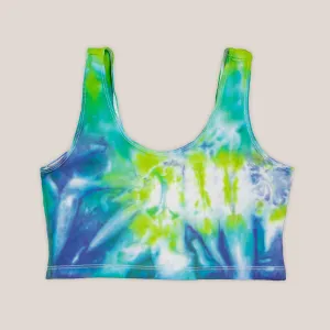 Tropical Island Tie Dye Crop Tank