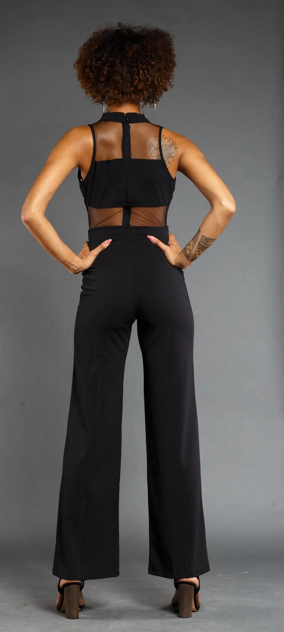 Valentine Sheer Jumpsuit