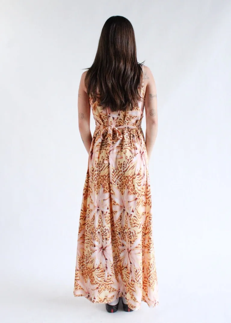 Vintage Floral Dress D0111