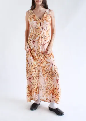 Vintage Floral Dress D0111