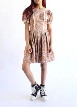 Vintage Floral Dress D0317