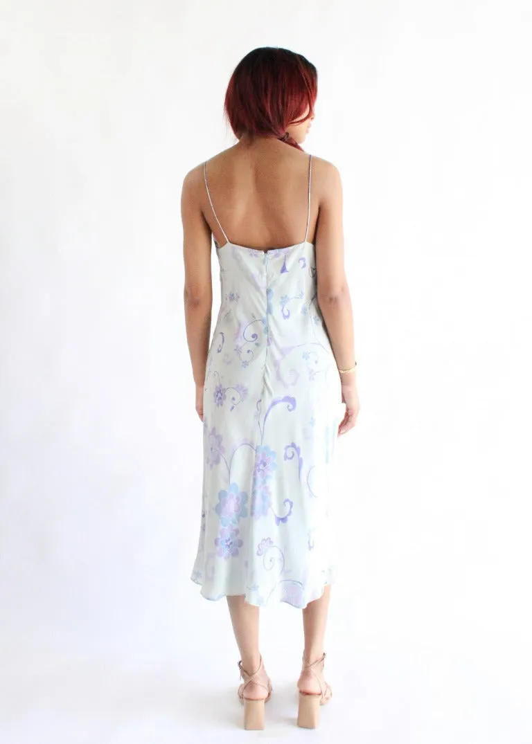 Vintage Floral Dress D0499