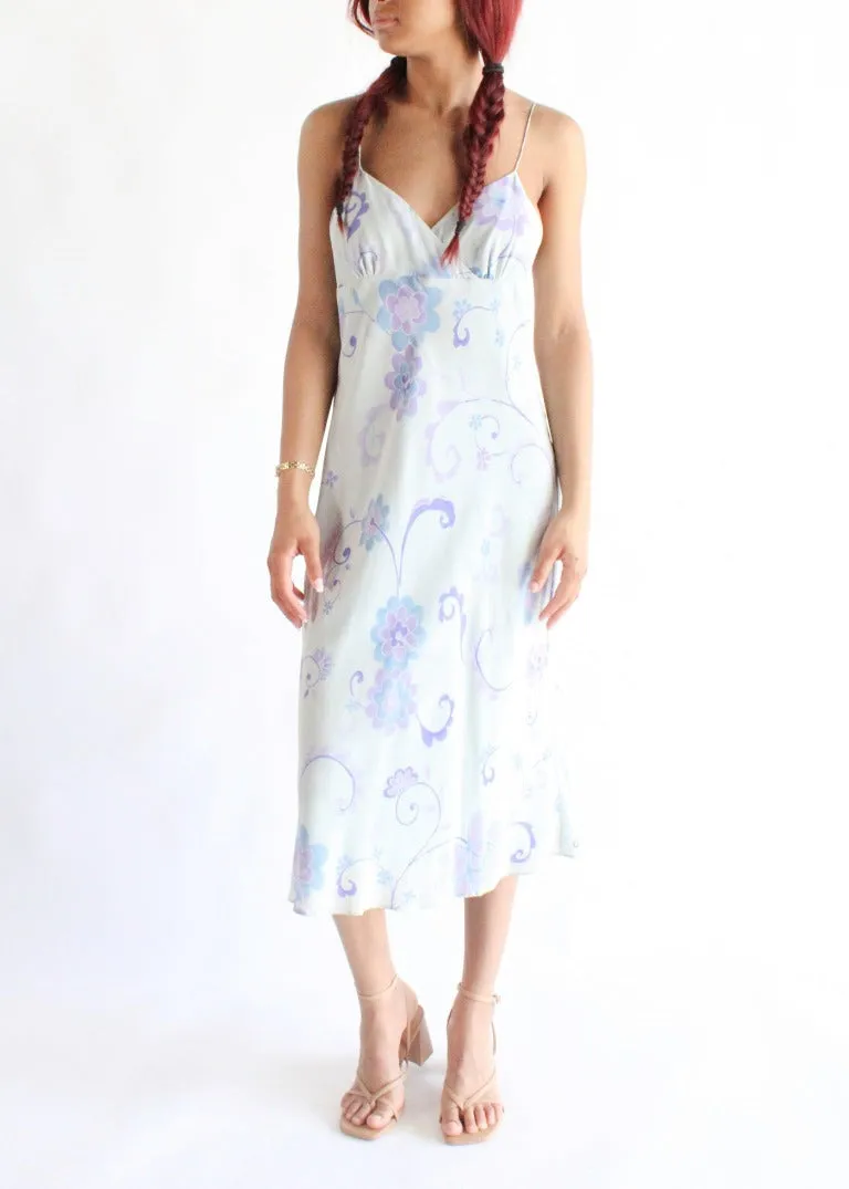 Vintage Floral Dress D0499