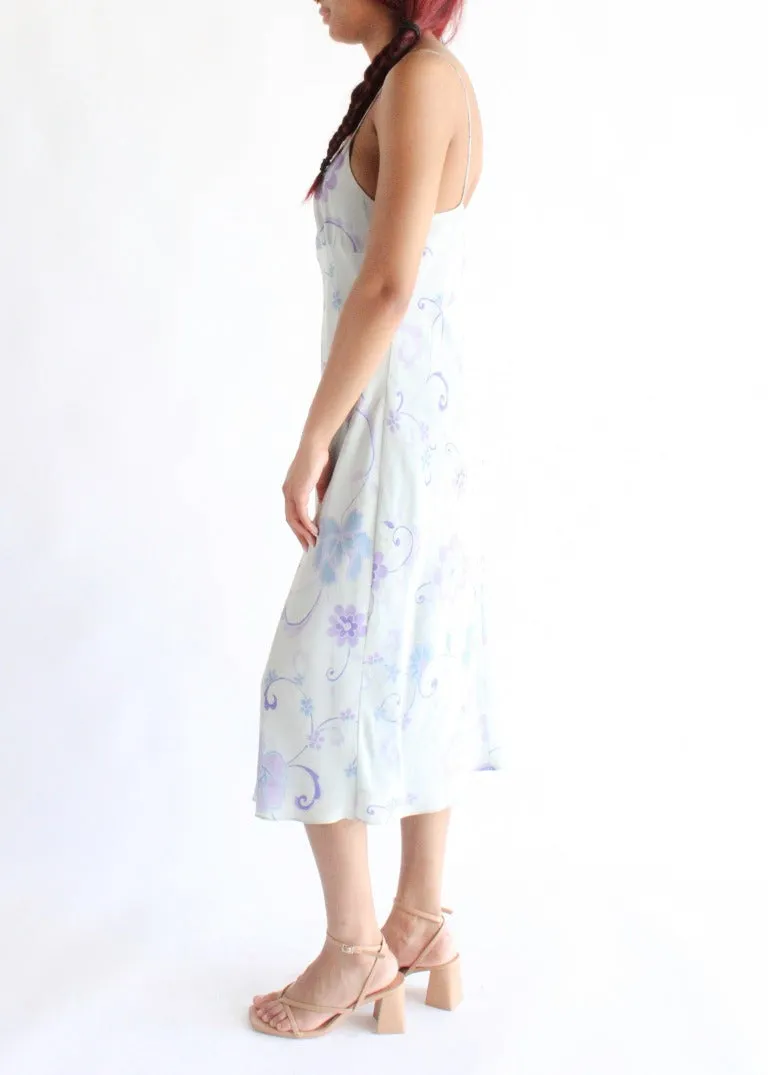 Vintage Floral Dress D0499