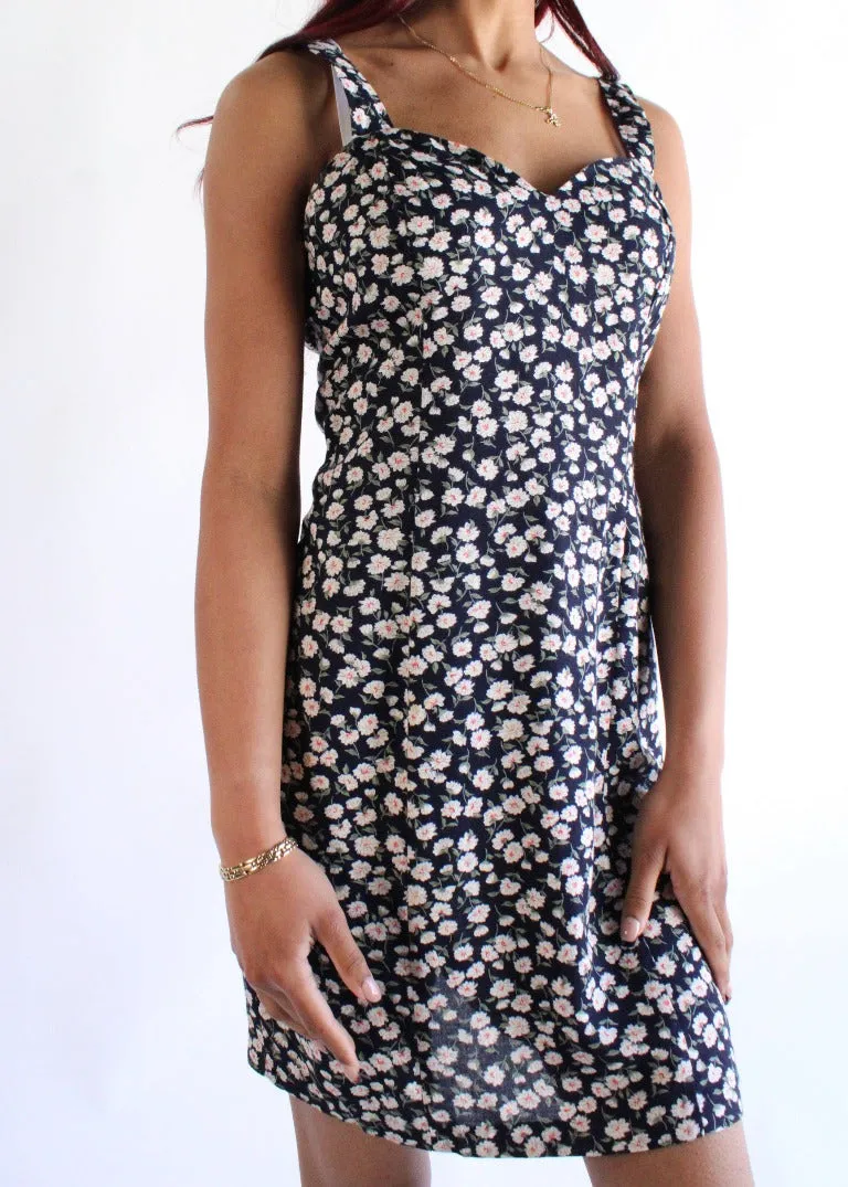 Vintage Floral Dress D0540