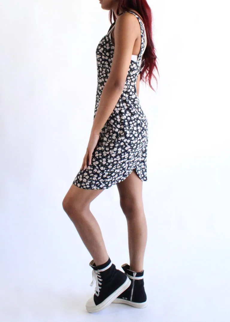 Vintage Floral Dress D0540