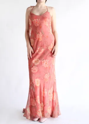 Vintage Floral Dress D0573