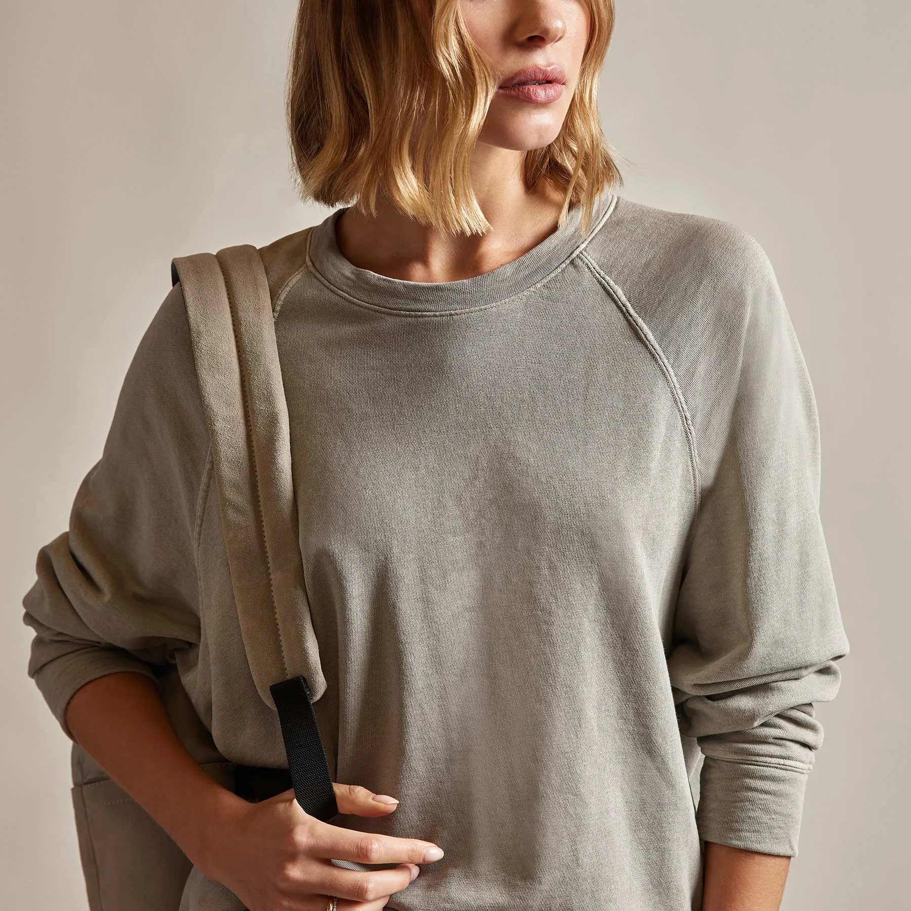 Vintage French Terry Relaxed Sweatshirt - Dapple Pigment