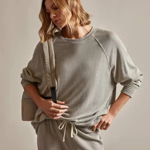 Vintage French Terry Relaxed Sweatshirt - Dapple Pigment