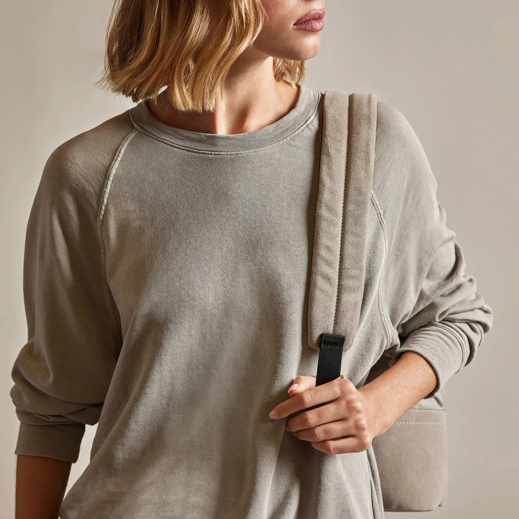 Vintage French Terry Relaxed Sweatshirt - Dapple Pigment