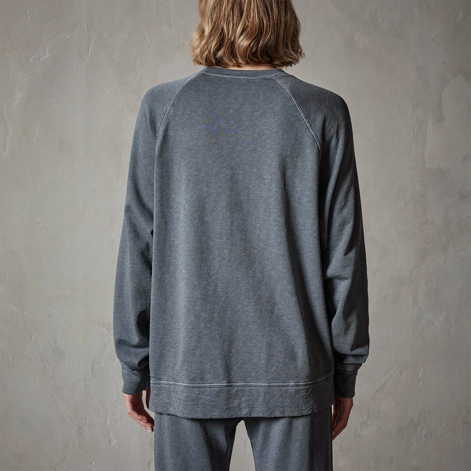 Vintage French Terry Relaxed Sweatshirt - Maine Pigment
