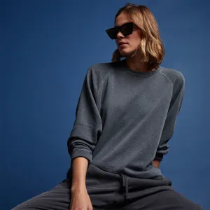 Vintage French Terry Relaxed Sweatshirt - Maine Pigment