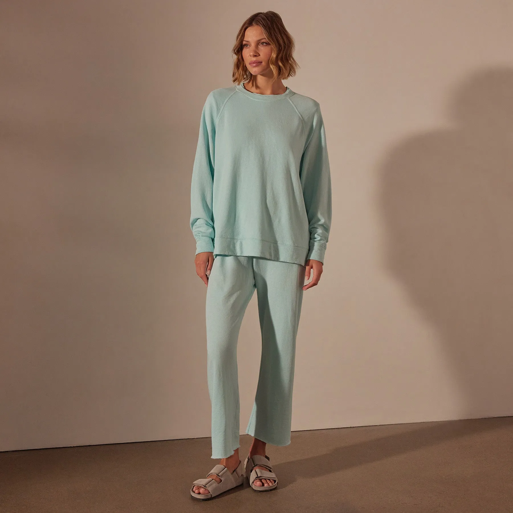 Vintage French Terry Relaxed Sweatshirt - Taffy Pigment