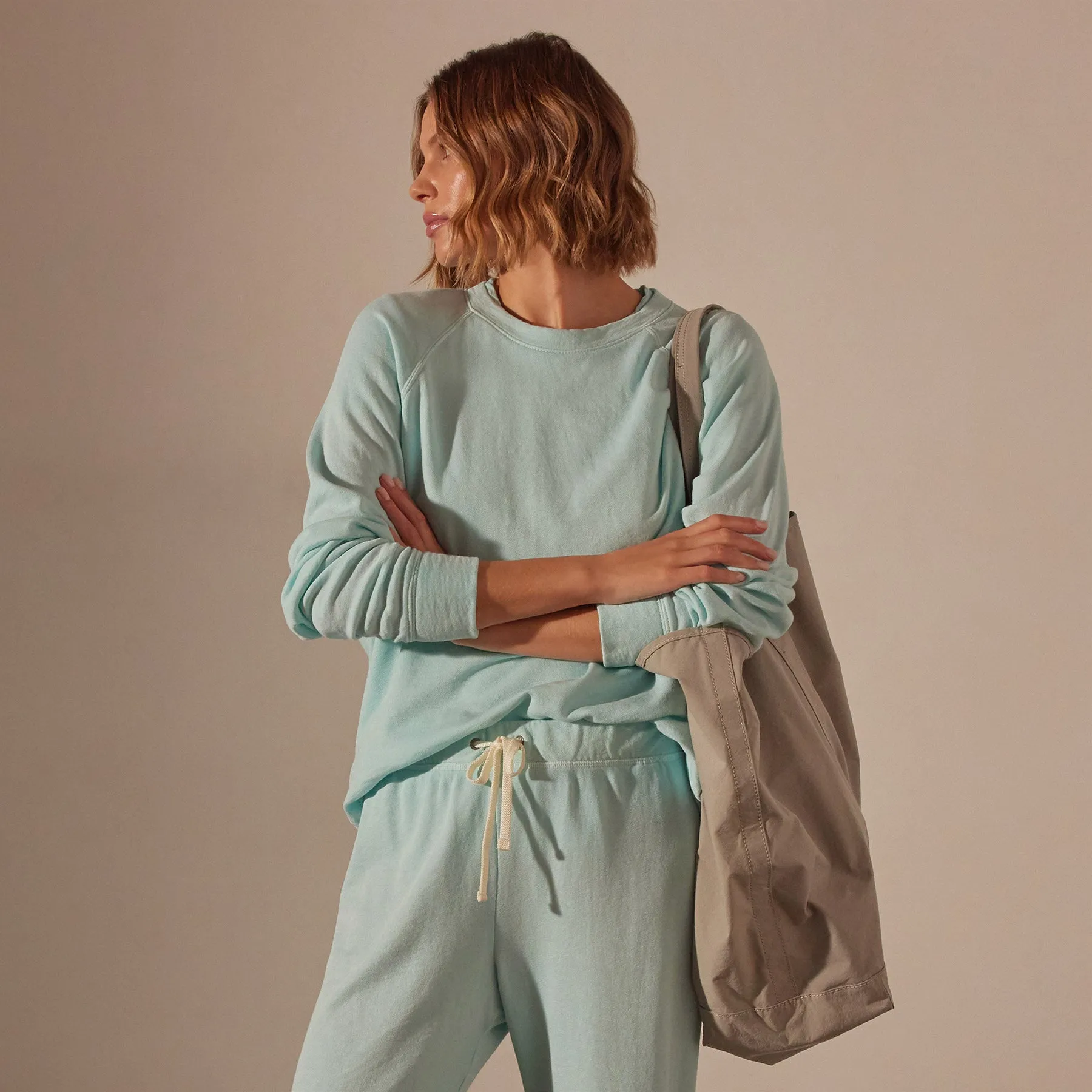 Vintage French Terry Relaxed Sweatshirt - Taffy Pigment