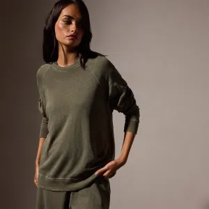 Vintage French Terry Relaxed Sweatshirt - Trooper Pigment