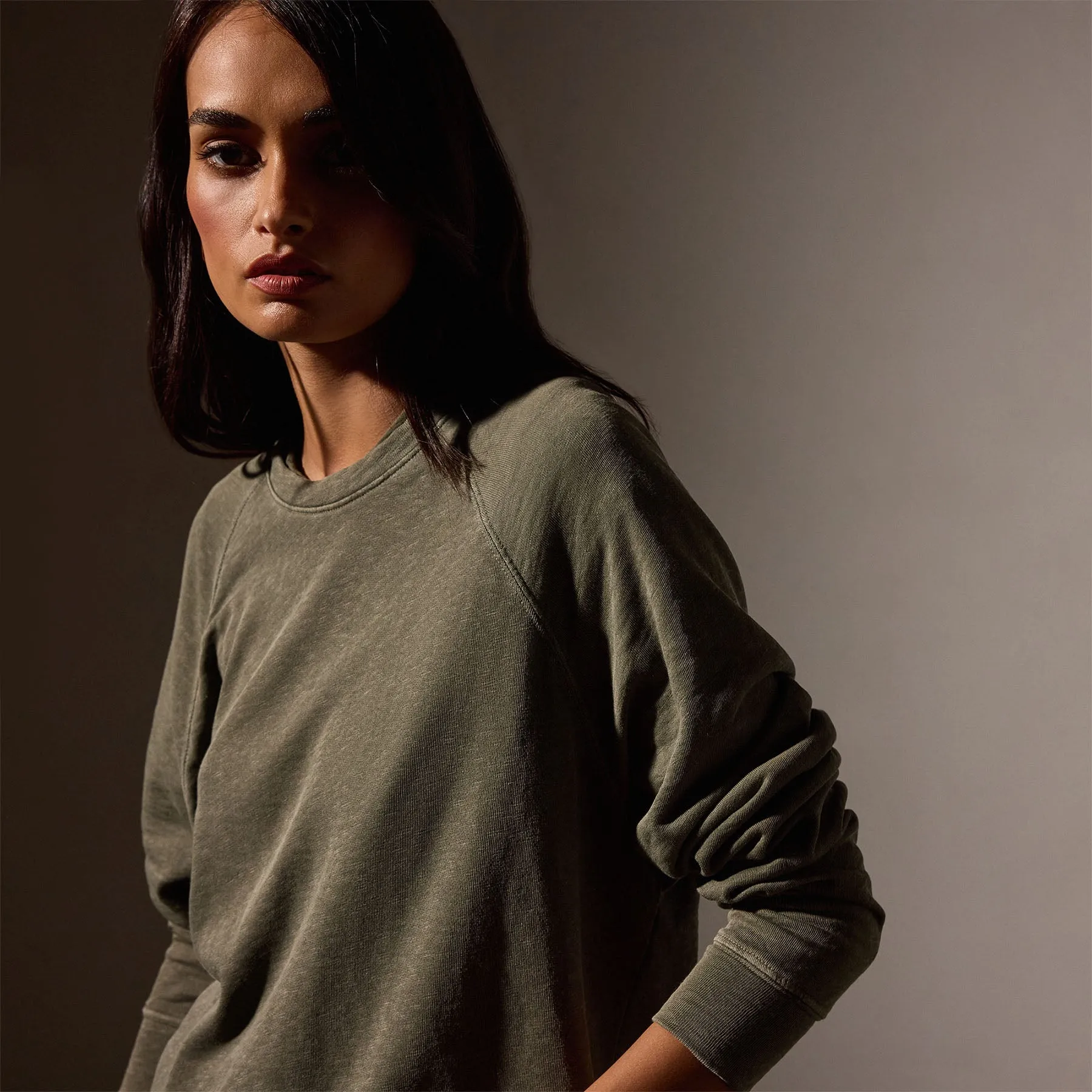 Vintage French Terry Relaxed Sweatshirt - Trooper Pigment