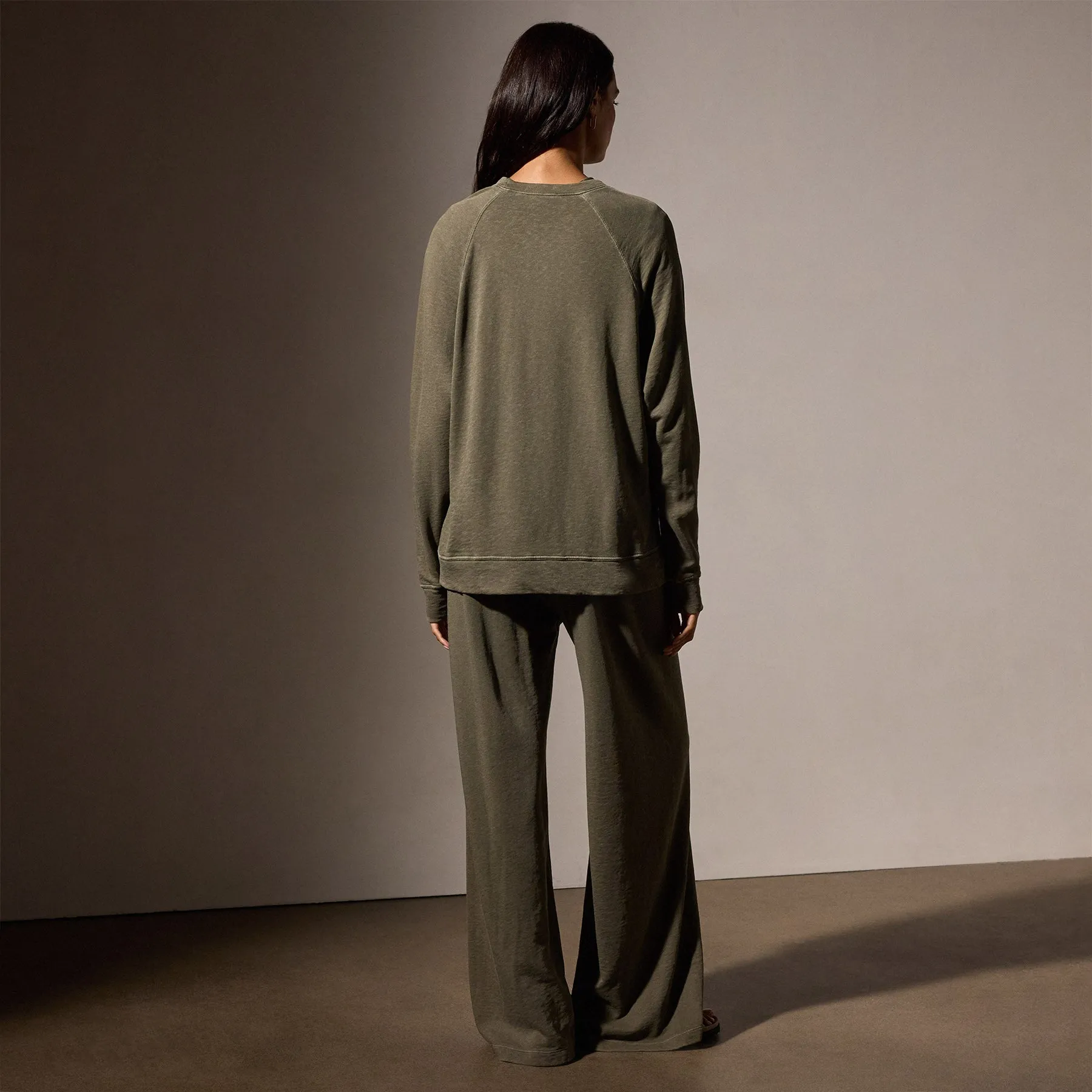 Vintage French Terry Relaxed Sweatshirt - Trooper Pigment