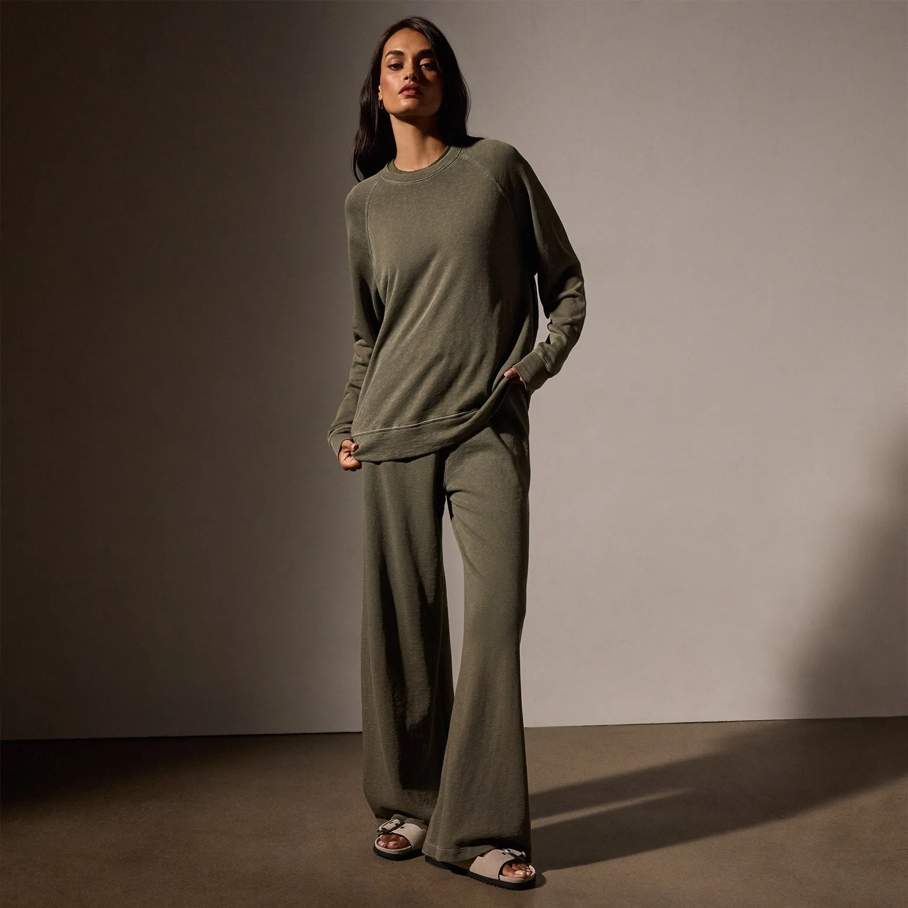 Vintage French Terry Relaxed Sweatshirt - Trooper Pigment