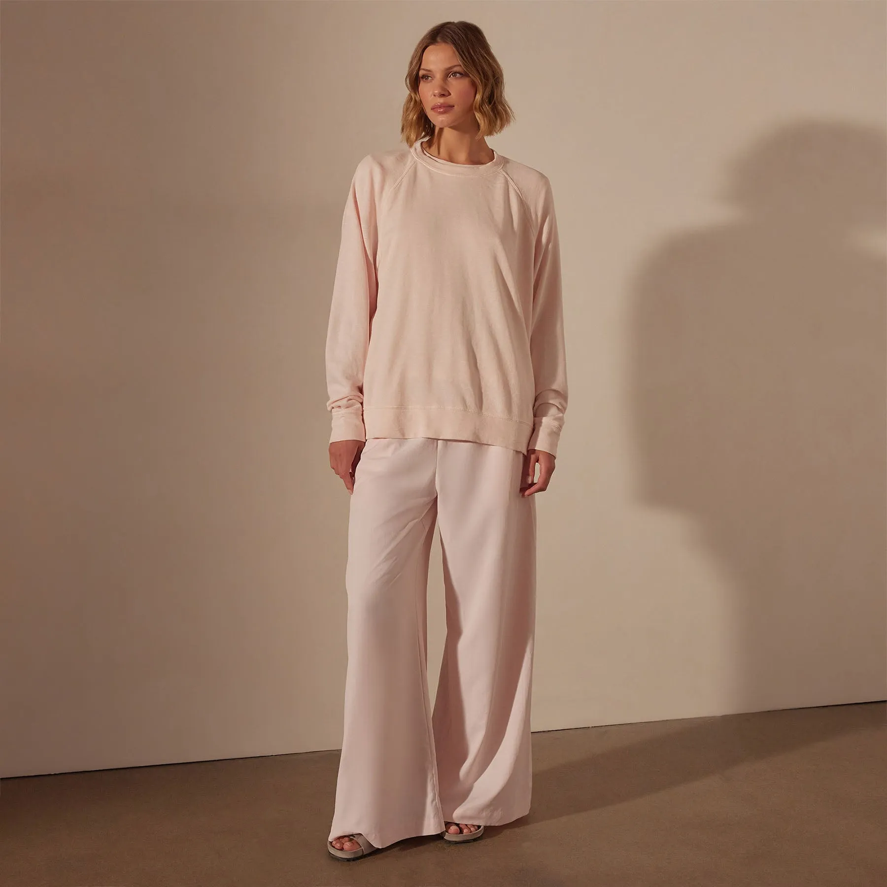 Vintage French Terry Relaxed Sweatshirt - Zephyr Pigment