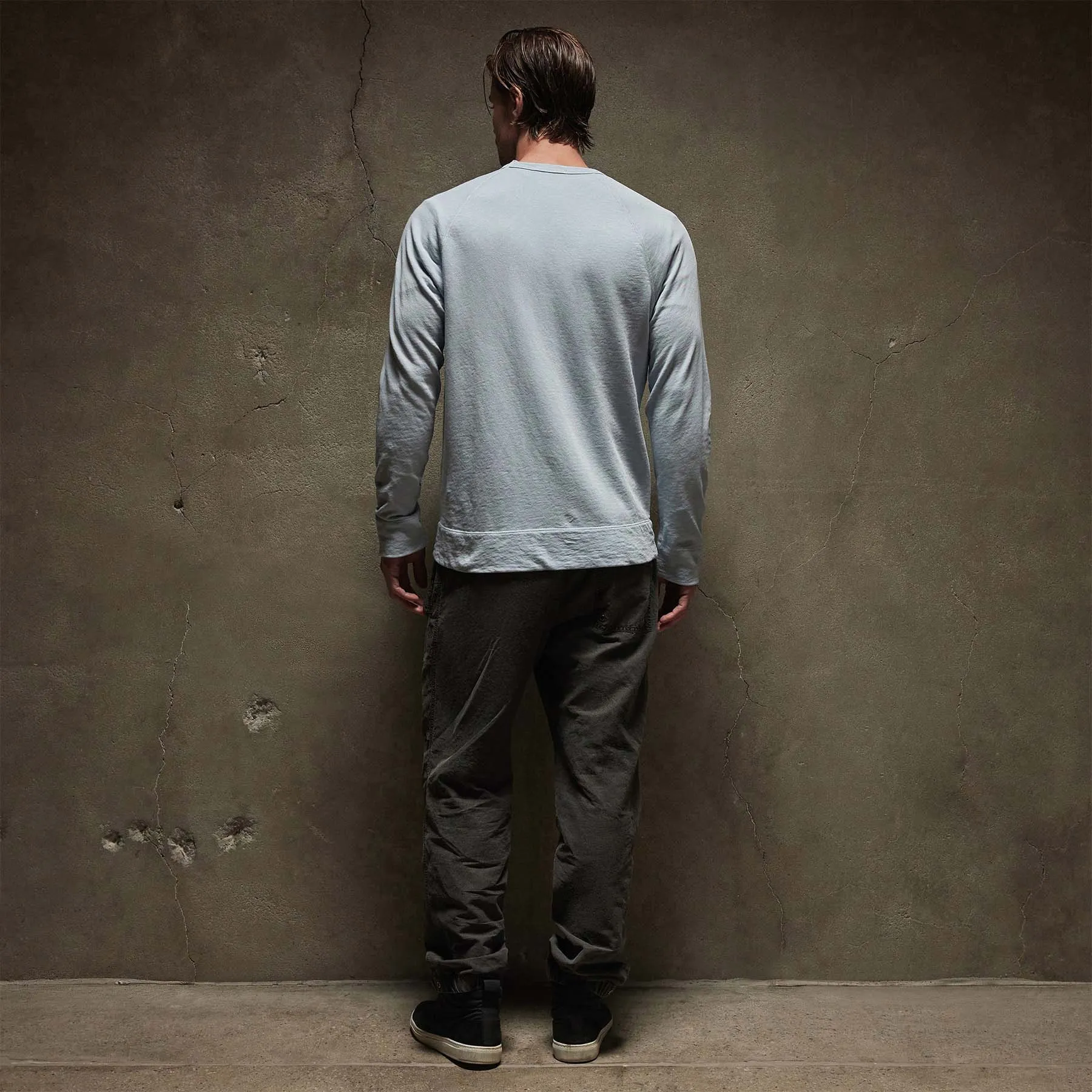Vintage French Terry Sweatshirt - Open Sky Pigment