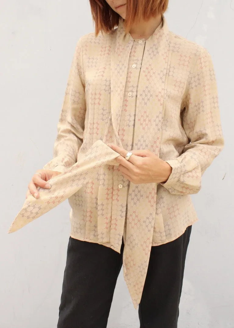 Vintage Silk Gucci Blouse T1496