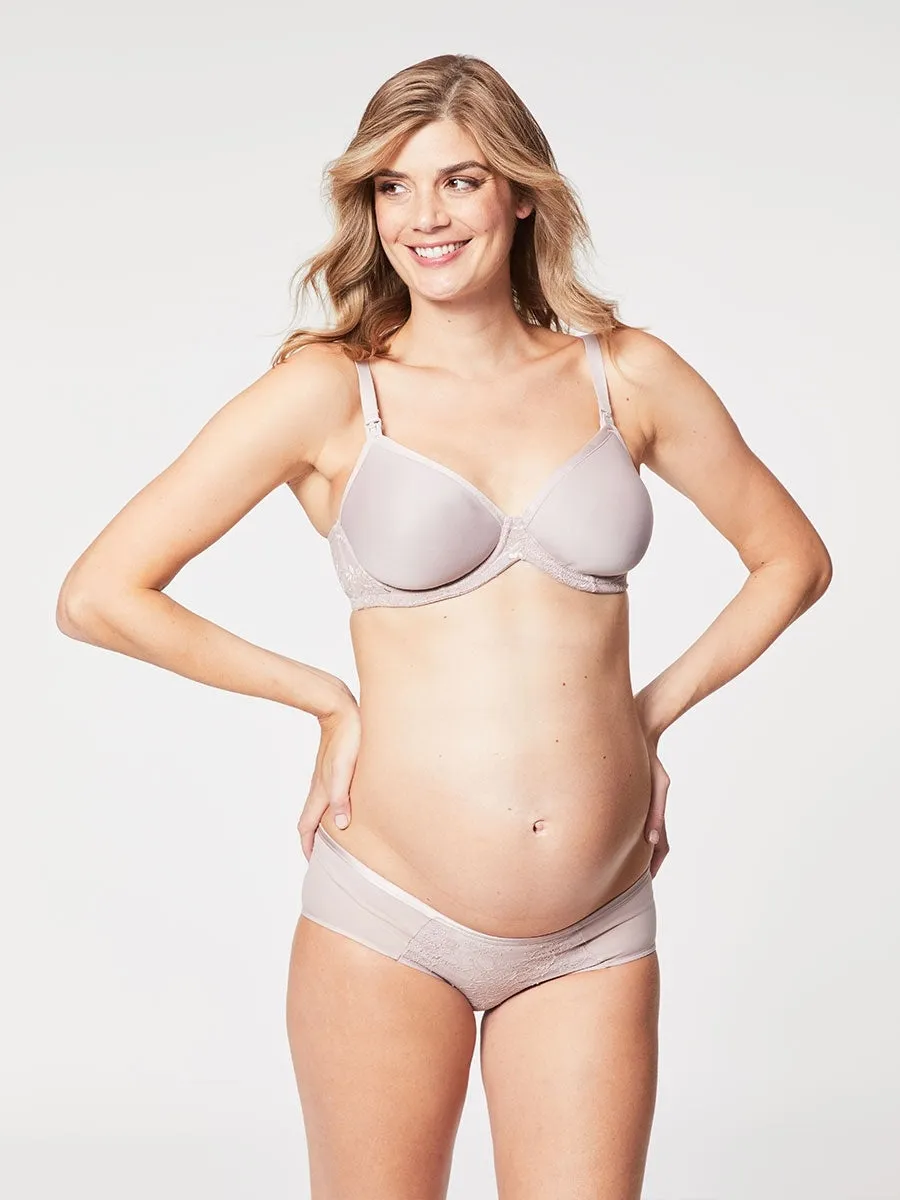 Waffles Moulded Nursing Bra - Oyspink