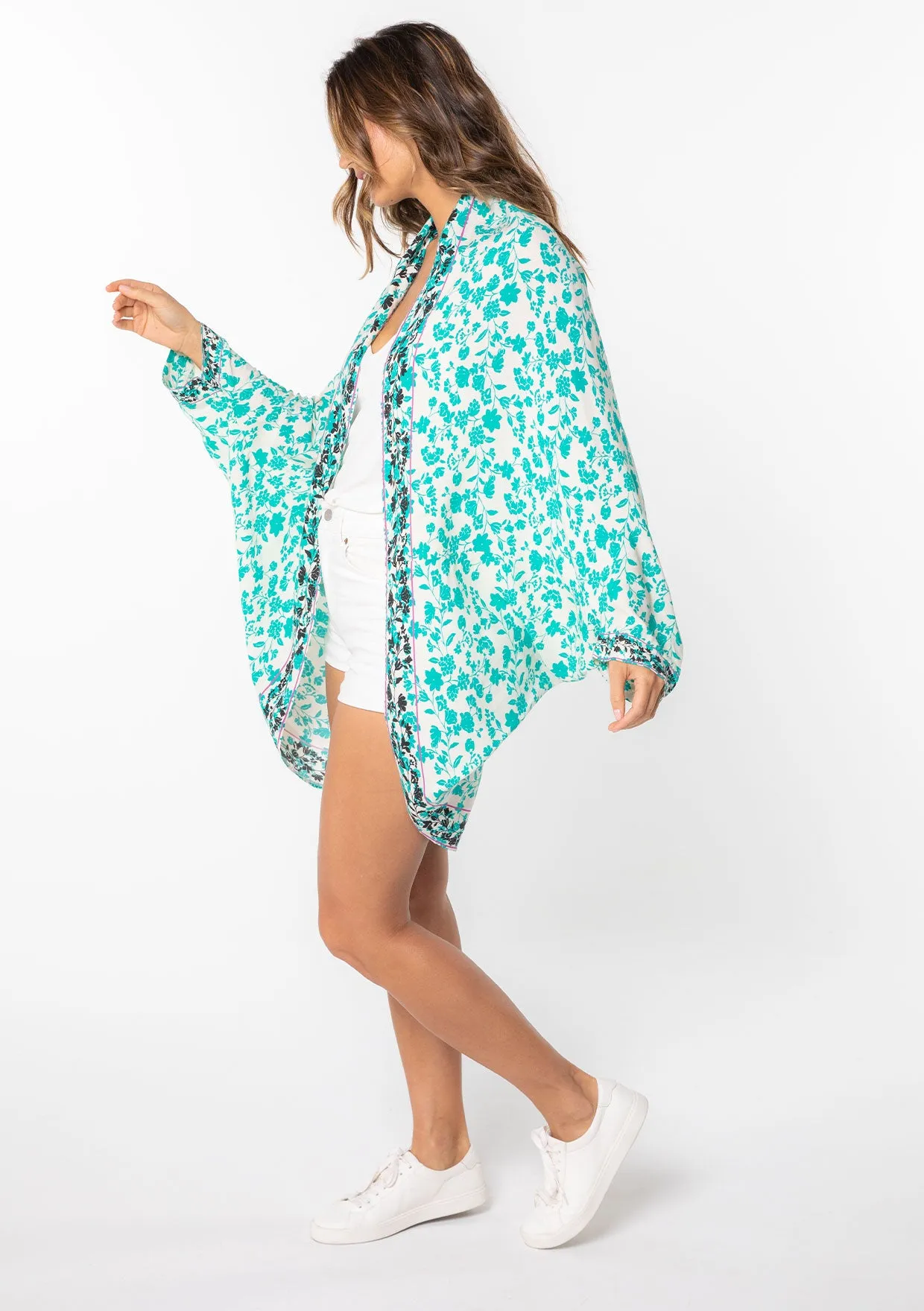 Waterlily Cocoon Kimono