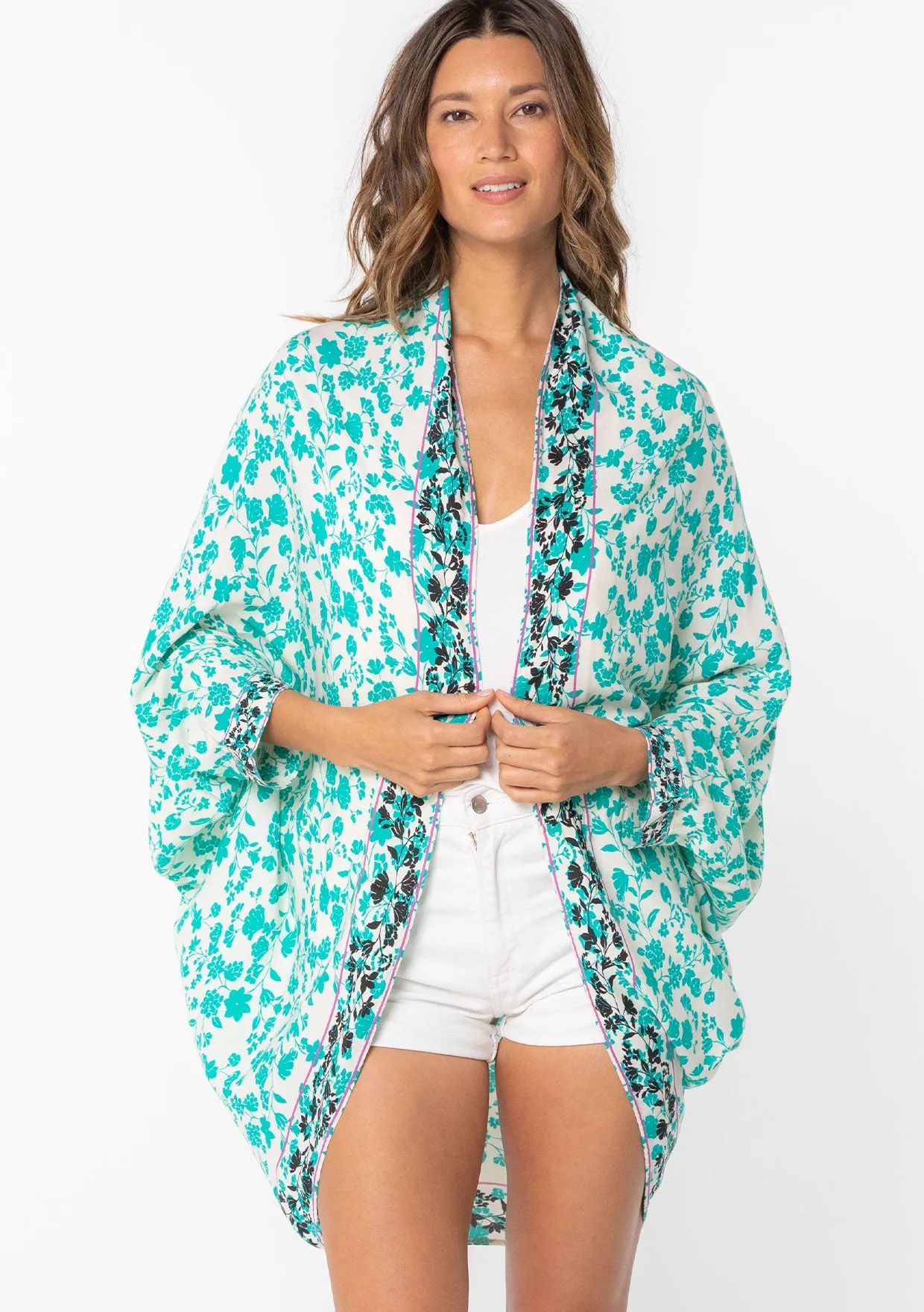 Waterlily Cocoon Kimono