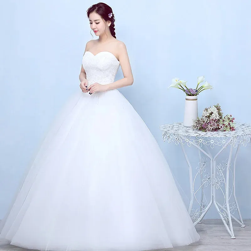 Wedding Dress Ball Gowns Embroidery Wedding Dresses Bride