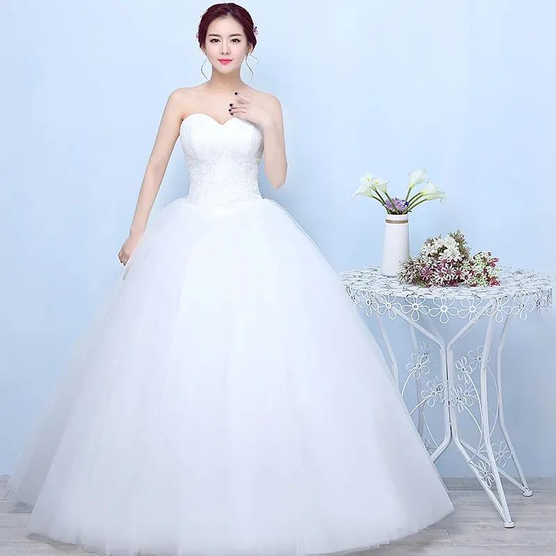 Wedding Dress Ball Gowns Embroidery Wedding Dresses Bride