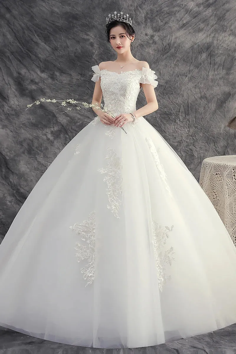 Wedding Dresses Bride Dream Plus Size Lace Up Wedding Dress Ball Gowns