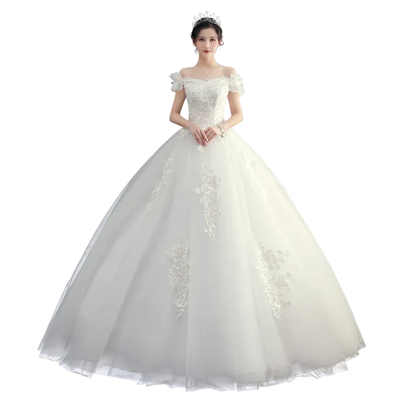 Wedding Dresses Bride Dream Plus Size Lace Up Wedding Dress Ball Gowns