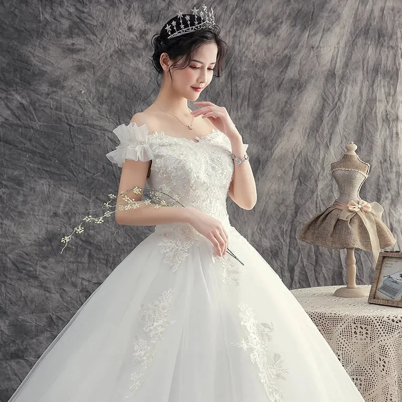 Wedding Dresses Bride Dream Plus Size Lace Up Wedding Dress Ball Gowns