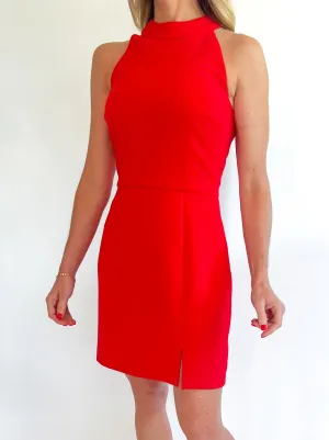 Whisper Racer Neck Dress