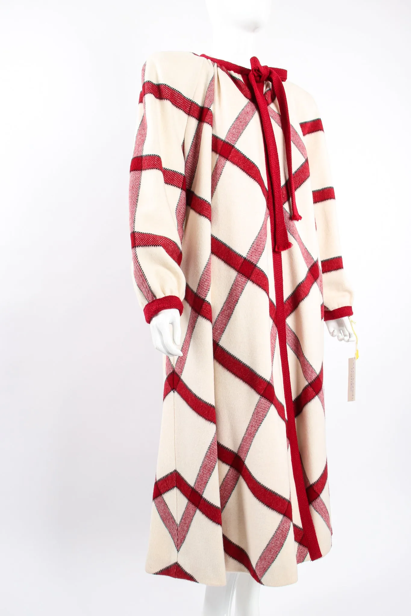 Windowpane Check Coat