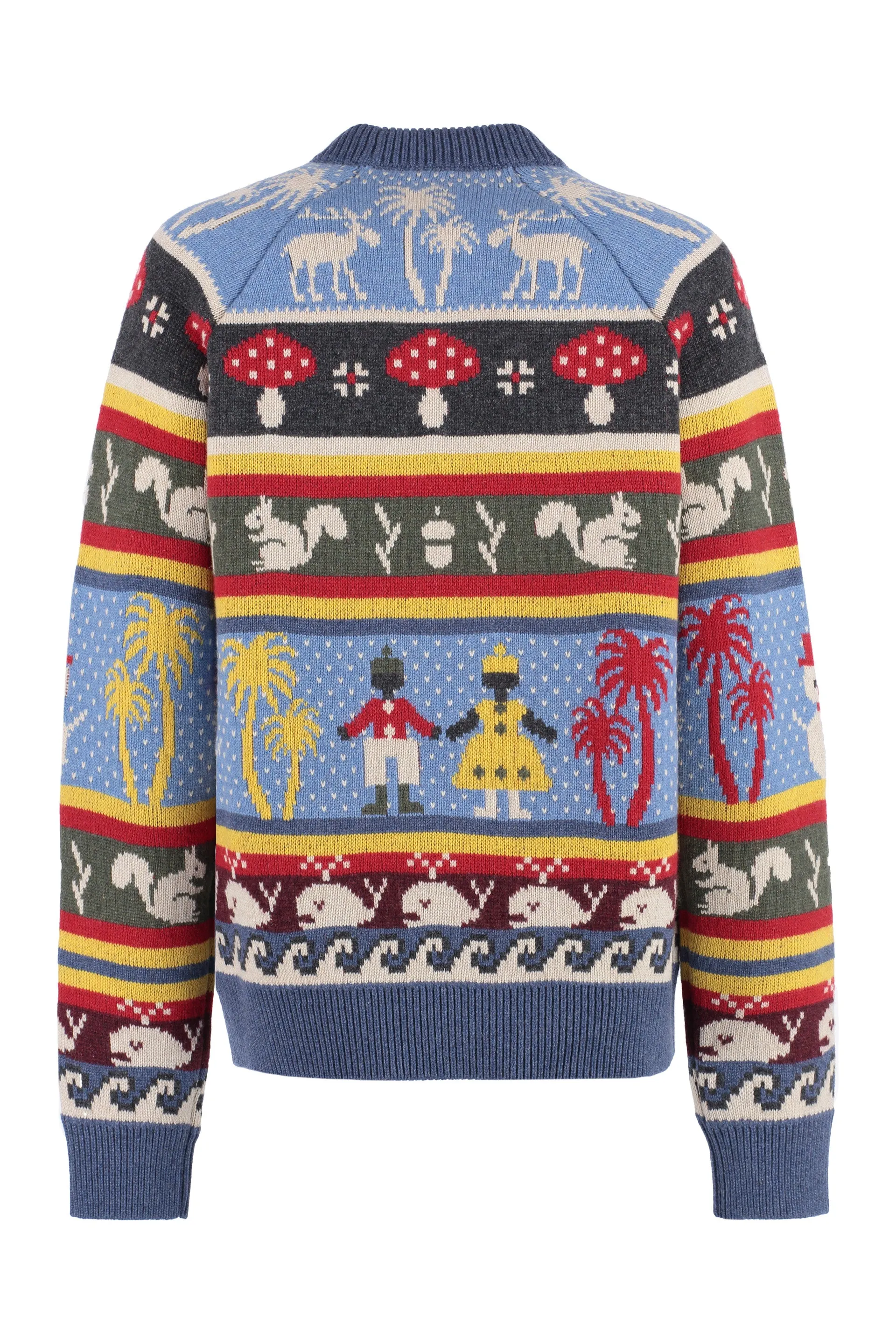 Winter Friends crew-neck sweater