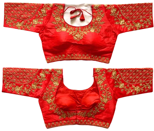 Women Silk Blouse with Zari work
