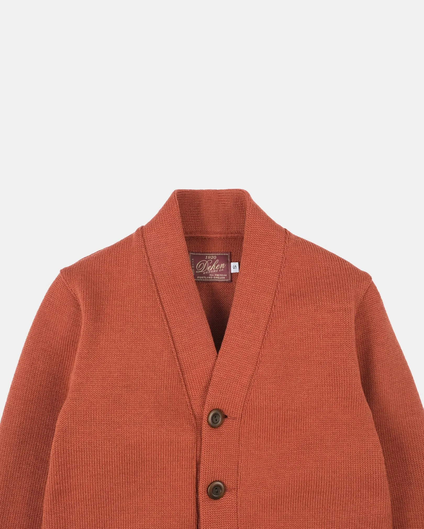 Women's Classic Cardigan - Burnt Orange