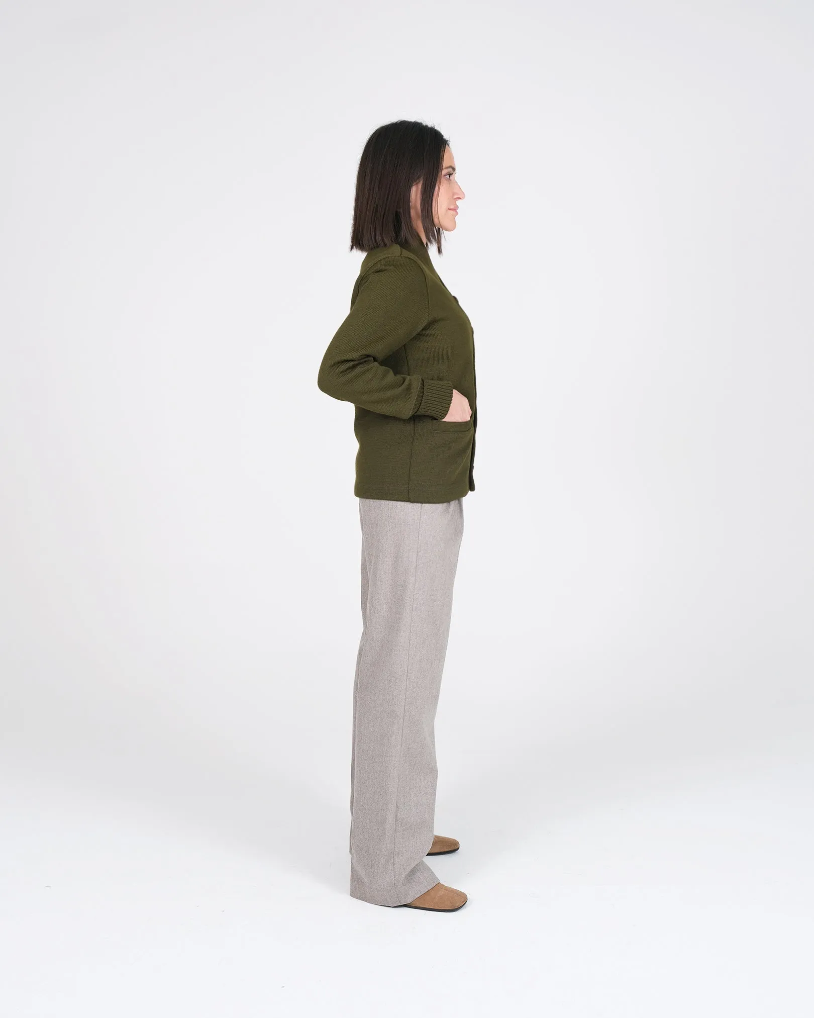 Women's Classic Cardigan - Loden