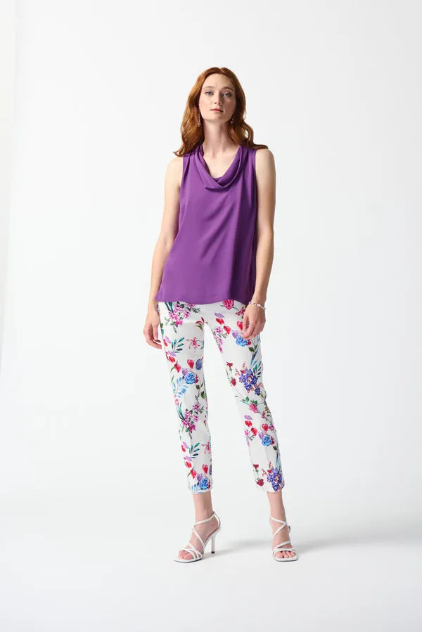 Women's Joseph Ribkoff | Draped Neck Sleeveless Top | Majesty