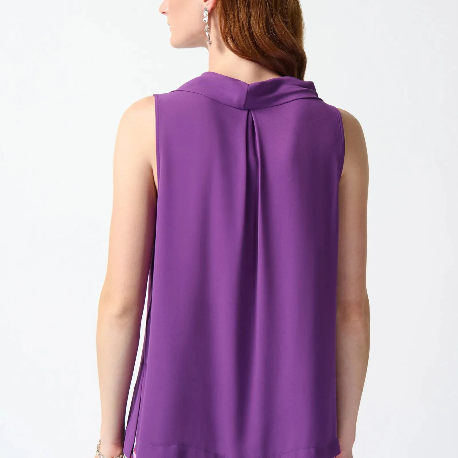 Women's Joseph Ribkoff | Draped Neck Sleeveless Top | Majesty