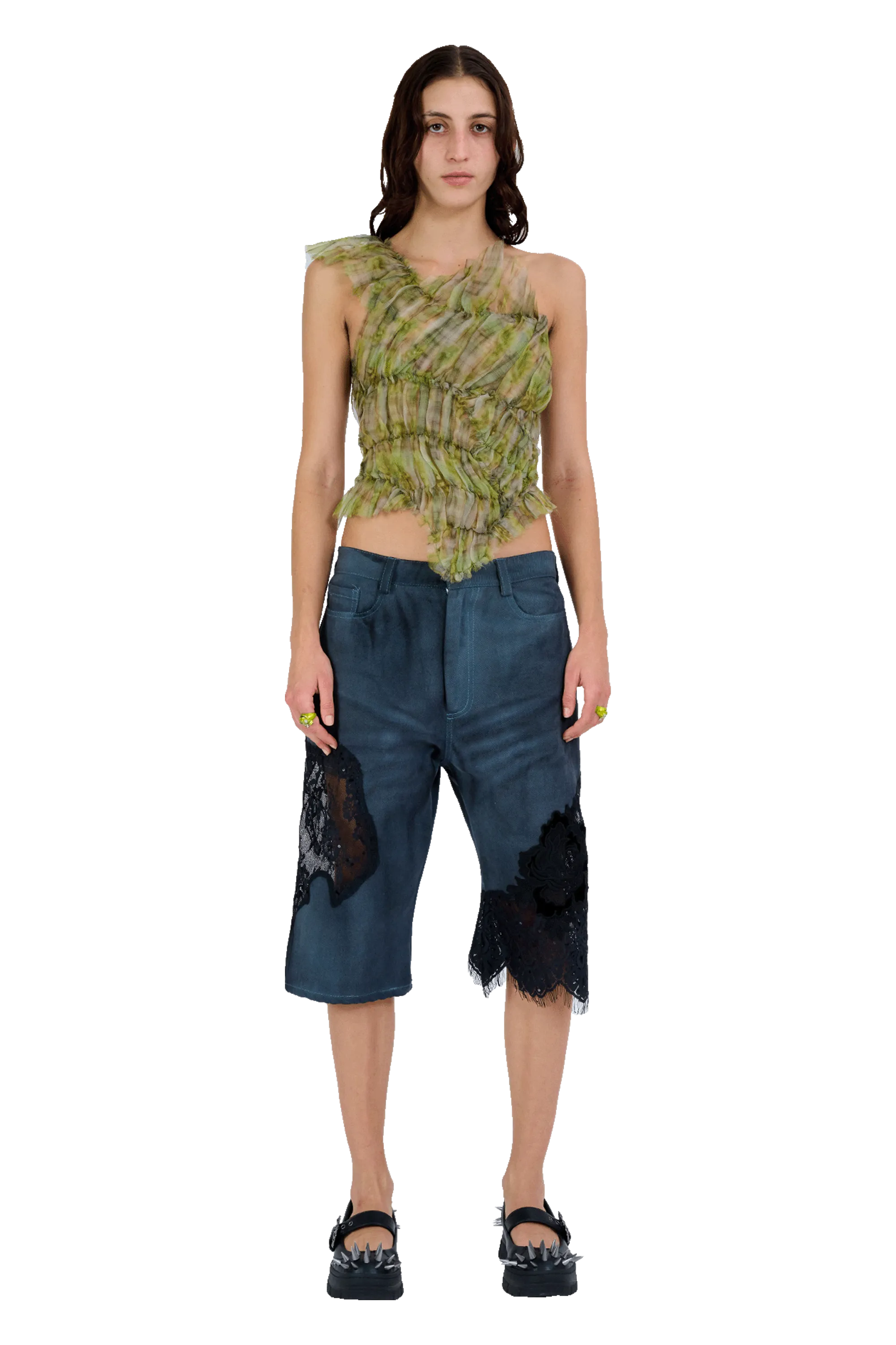 YELLOW BOXER PLAID JAZZELLE TOP