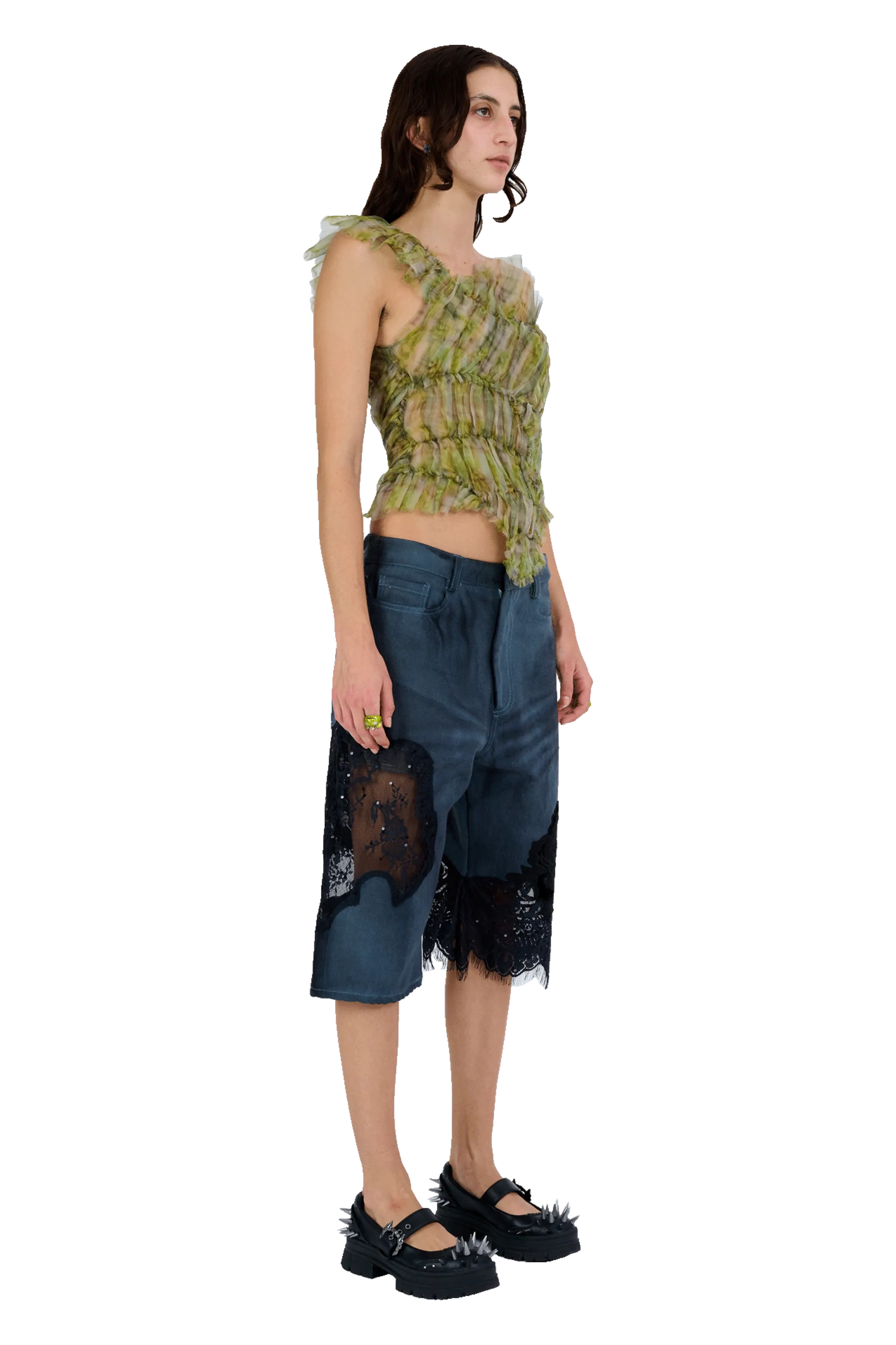 YELLOW BOXER PLAID JAZZELLE TOP